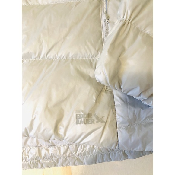 eddie bauer 650 down jacket womens, Silver/gray, L, Extra Big Inside Pockets X2 - Picture 2 of 9